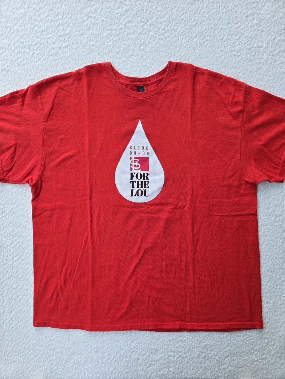 American Red Cross x St. Louis Cardinals Blood Donor "For The Lou" t-shirt